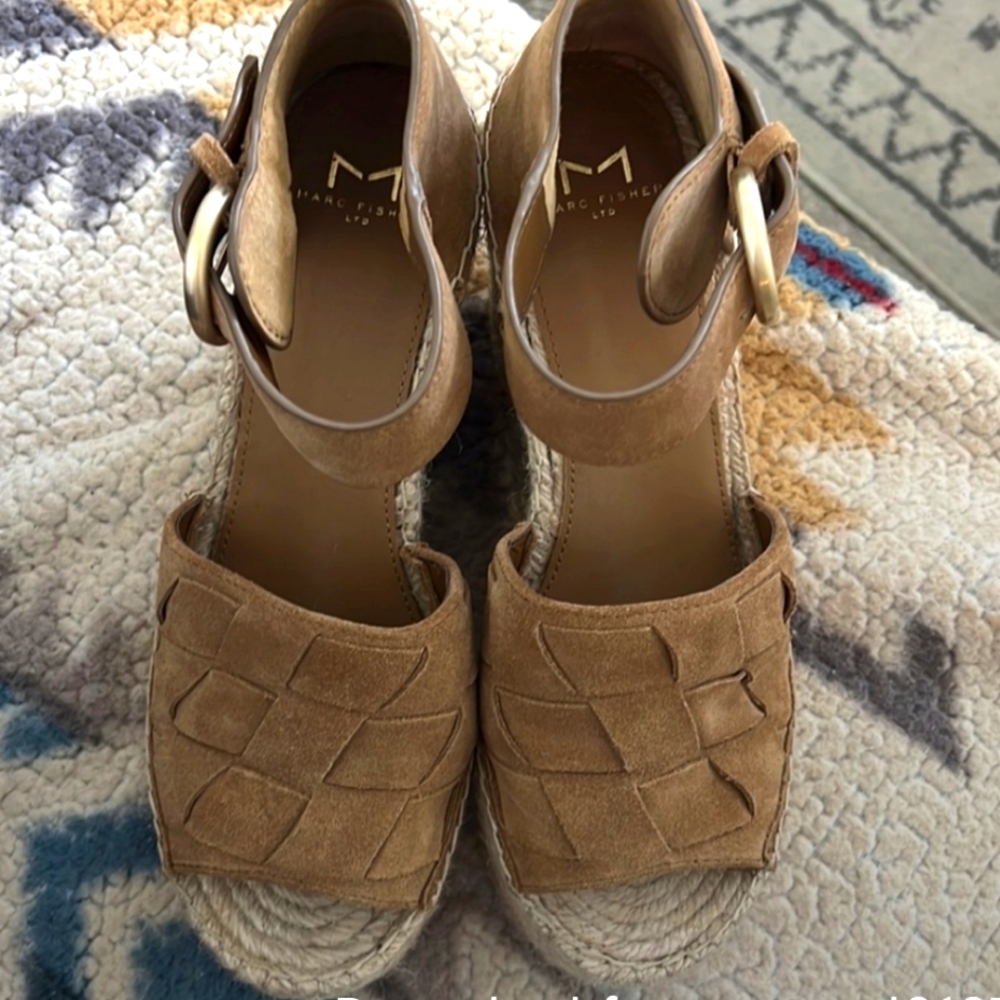HUGE CLOSET SALE. Marc Fisher Espadrille Wedges. Size 8.5